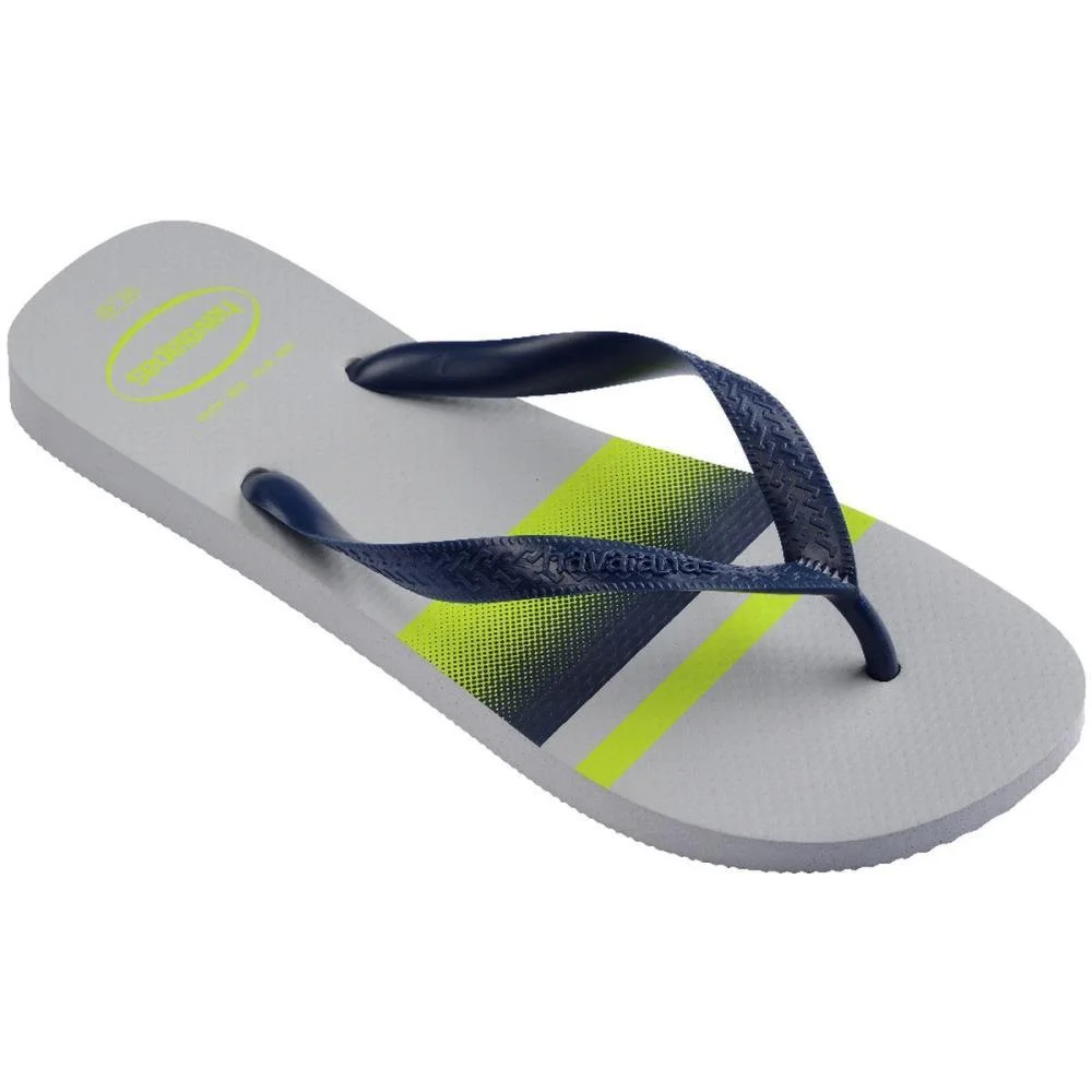 Chinelo Havaianas Masculino Top Basic 41/2 Cinza/Marinho Havaianas (Par) - imagem 3
