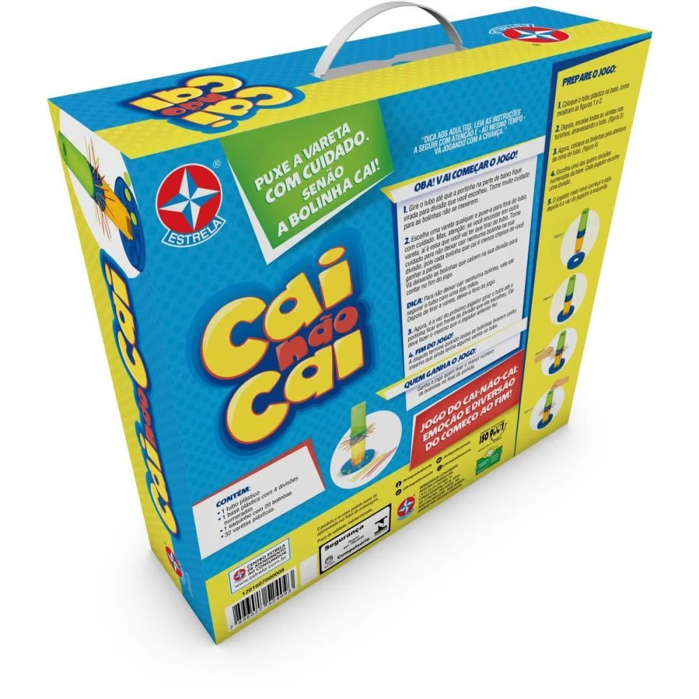 Jogo Diverso Cai Nao Cai A Partir De 5Anos Estrela - imagem 4