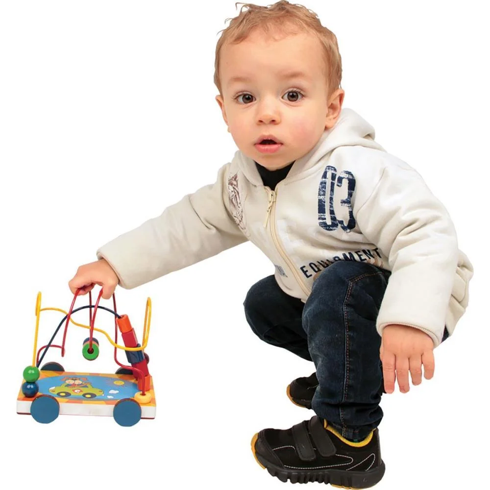 Brinquedo Pedagogico Carrinho Aramado 17X13X14,5Cm Carlu - imagem 4