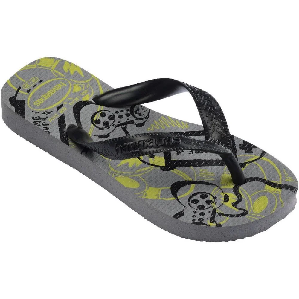 Chinelo Havaianas Infantil Kids Athletic 31/2 Cinza Aco Havaianas (Par) - imagem 3