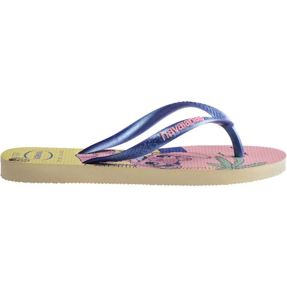 Chinelo Havaianas Infantil Stitch Kids Slim Disney 25/6 Havaianas (Par) - imagem 4