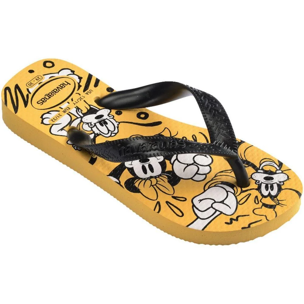 Chinelo Havaianas Infantil Kids Disney 31/2 Amarelo Havaianas (Par) - imagem 3