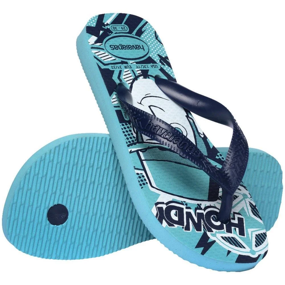 Chinelo Havaianas Infantil Kids Disney 25/6 Azul Havaianas (Par) - imagem 5
