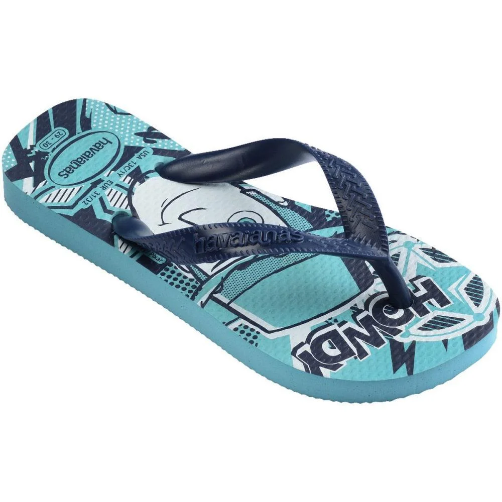 Chinelo Havaianas Infantil Kids Disney 29/0 Azul Havaianas (Par) - imagem 3