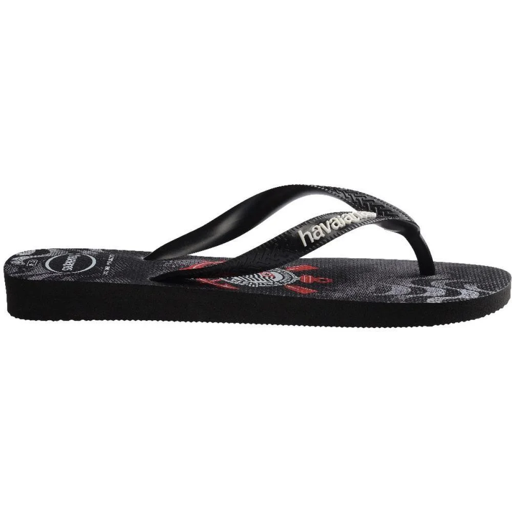 Chinelo Havaianas Masculino Top Corinthians 37/8 Preto Havaianas (Par) - imagem 4