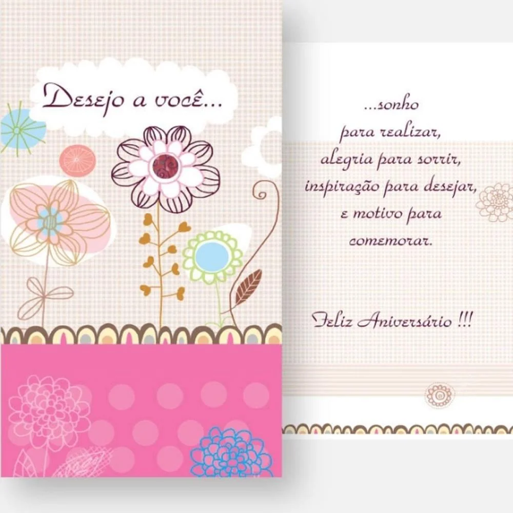 Cartao De Aniversario Kit-21N 14Mod. 221/234 Gp.02 Cristina (Kit/56) - imagem 4
