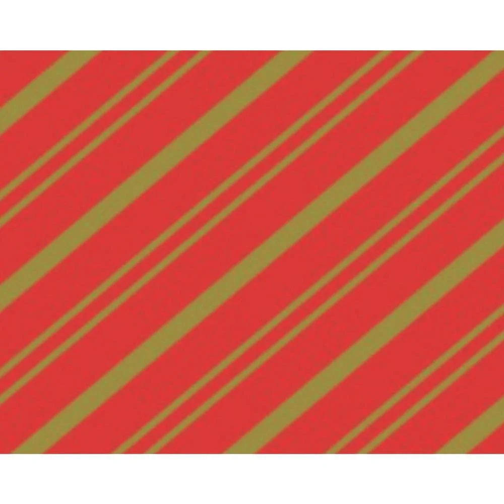Papel Presente Bobina Couche 60Cm.mod.161 Listrado Vm/Ouro V.m.p. (Bo-100Mts) - imagem 2