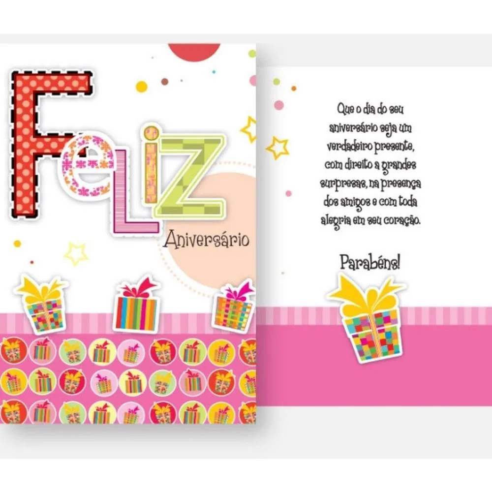 Cartao De Aniversario Kit-26N 18Mod. 301/318 Gp.03 Cristina (Kit-36) - imagem 4