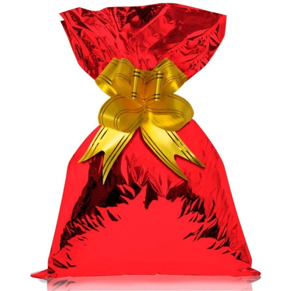 Saco Metalizado 15X29Cm Vermelho Liso Gala Embalagens (Pct.c/50) - imagem 3