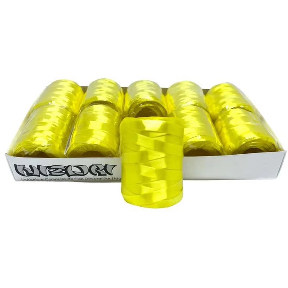 Fitilho 5Mmx50M Amarelo Canario Nizuri (Pct.c/10) - imagem 2