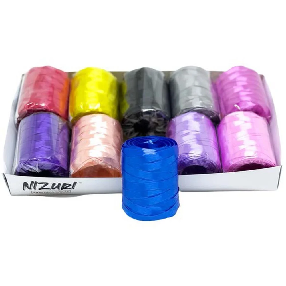 Fitilho 5Mmx50M Cores Sortidas Nizuri (Pct.c/10) - imagem 2