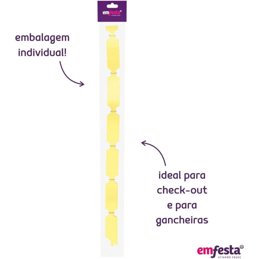 Laco Pronto Liso 20Mmx40Cm. Candy Colors Sor.bl Emfesta (Pct.c/10) - imagem 15