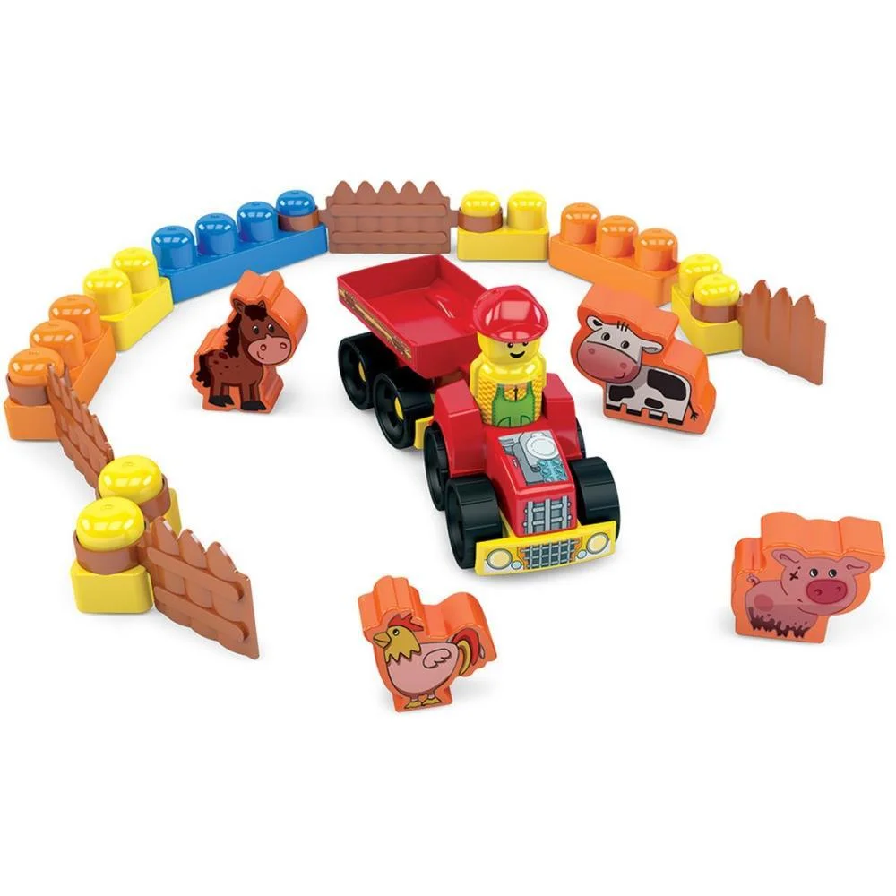 Brinquedo Educativo Box Fazendinha 20Pecas Dismat - imagem 3