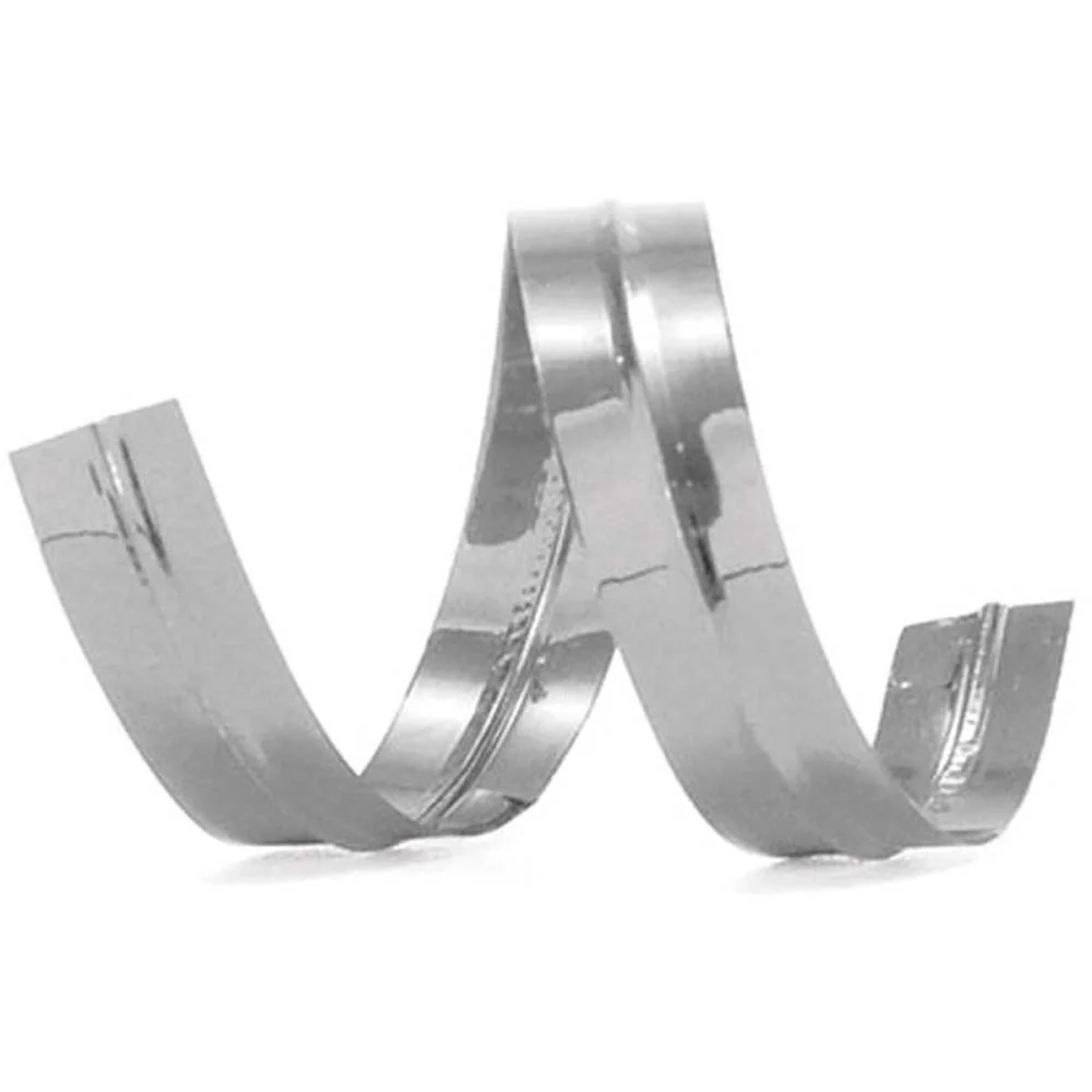 Fecho Metalico Prata 7Mmx30Cm. Cromus C/ 100 Unidades - imagem 3