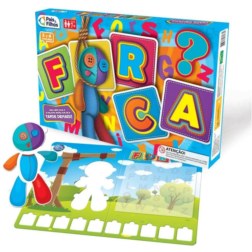 Jogo Diverso Forca Pais E Filhos - imagem 3