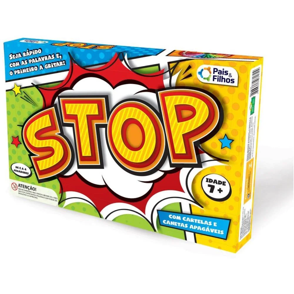 Jogo Diverso Stop Pais E Filhos - imagem 4