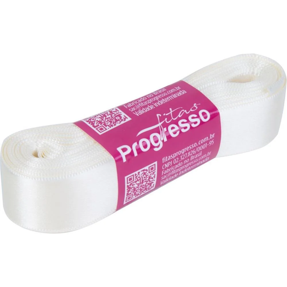 Fita De Cetim 22Mm 10M. Champagne 311 Fitas Progresso - imagem 2