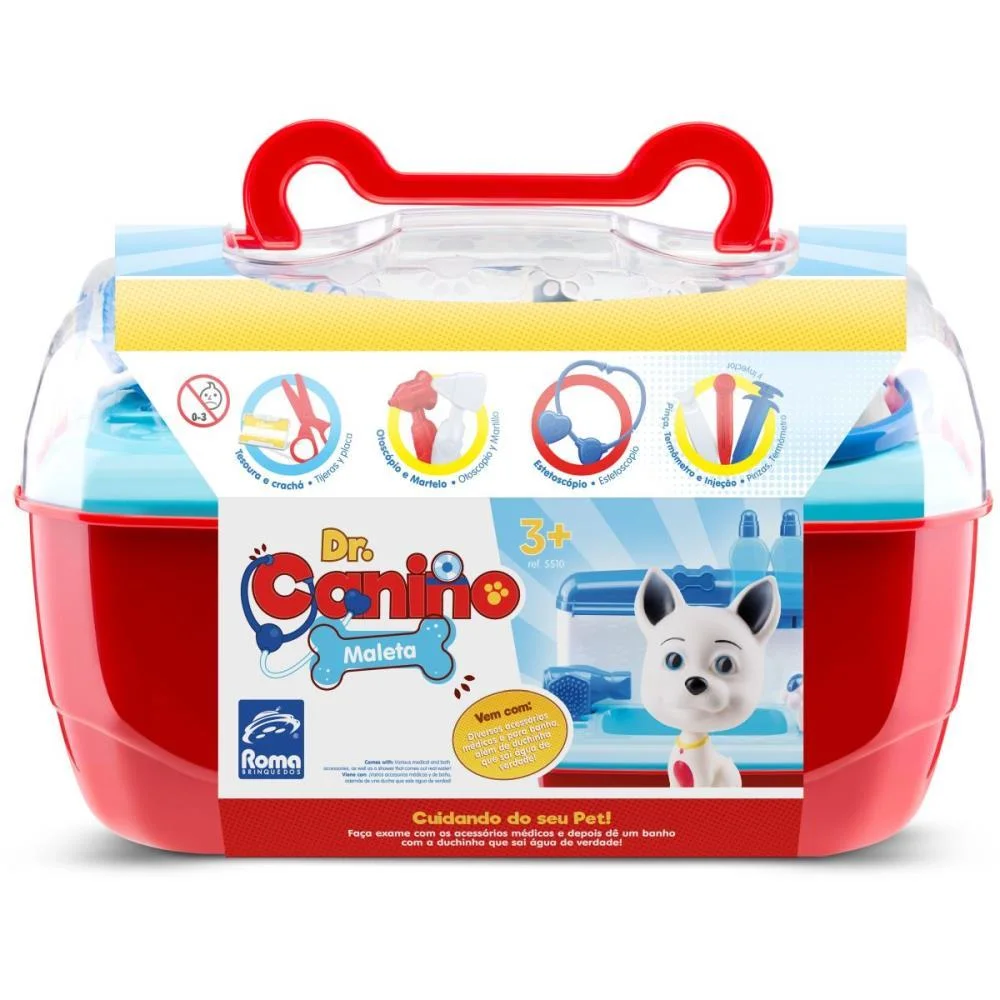 Brincando De Profissoes Doutor Canino Pet Maleta (S) Roma - imagem 10