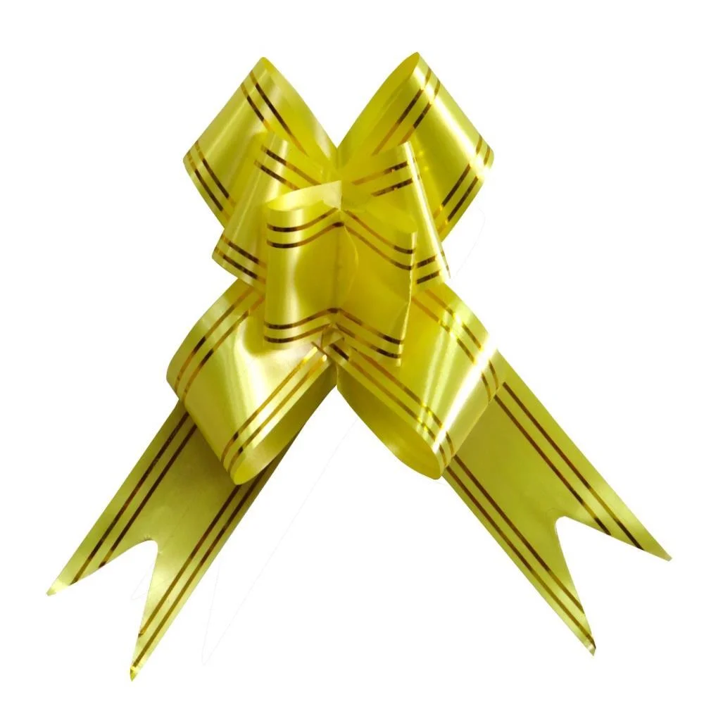 Laco Pronto Decorado 30Mmx48Cm Dourado Fio Dourado Gala Embalagens (Pct/120) - imagem 2
