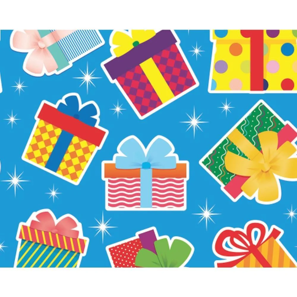 Papel Presente Bobina Couche 60Cm.mod.429 Presentes/Festas V.m.p. (Bo-100Mts) - imagem 3
