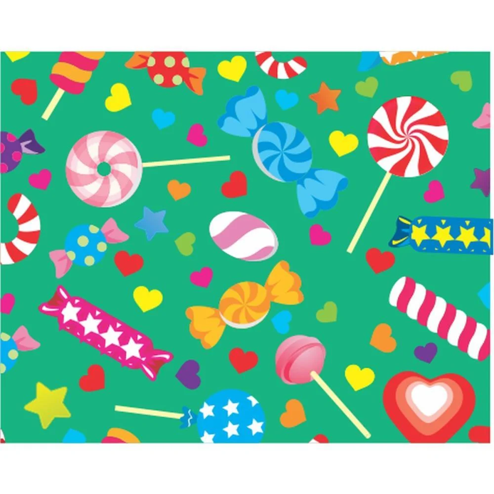 Papel Presente Bobina Couche 60Cm.mod.455 Doces V.m.p. (Bo-100Mts) - imagem 3