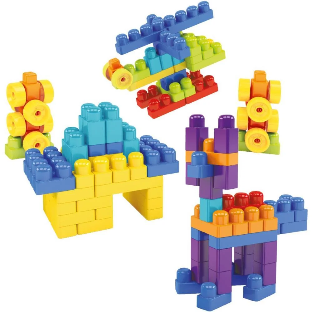 Brinquedo Para Montar Super Caixa Divertida 120Pecas Dismat - imagem 4