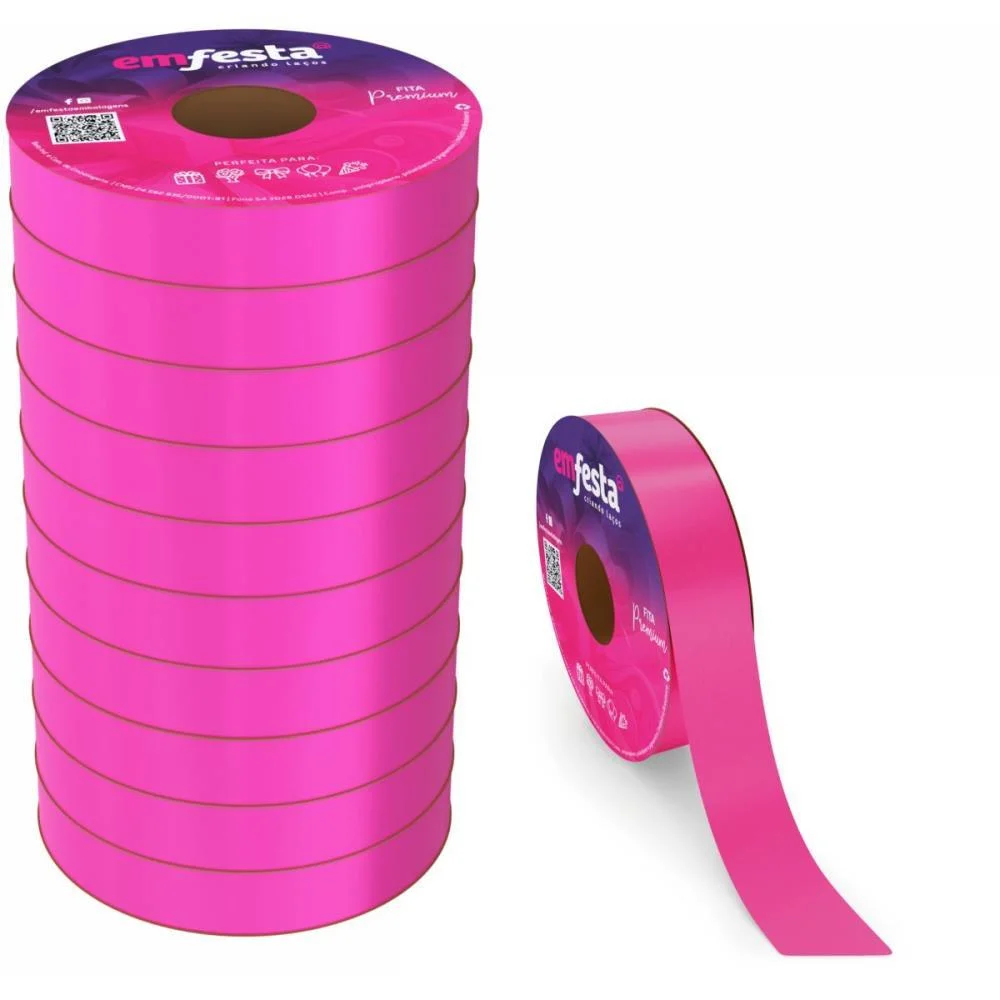 Fita Poli Lisa 15X50M Pink Emfesta (Pct.c/10) - imagem 2