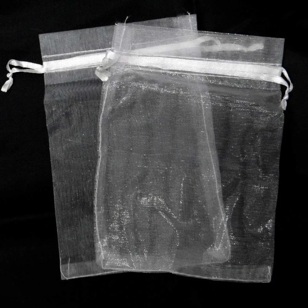 Saco De Organza Branco 08X10Cm Gala Embalagens (Pct.c/10) - imagem 2