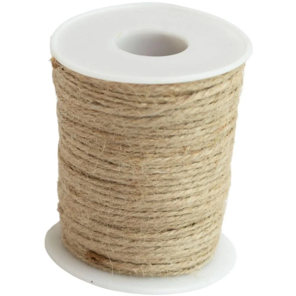 Fio De Juta 2Mm Natural 50M. Kit (Rolo) - imagem 4