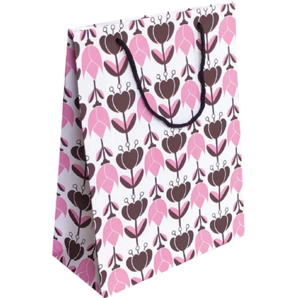Sacola Para Presente Decorada Feminina/Amor G 40X29X12 Cristina (Pct.c/10) - imagem 2