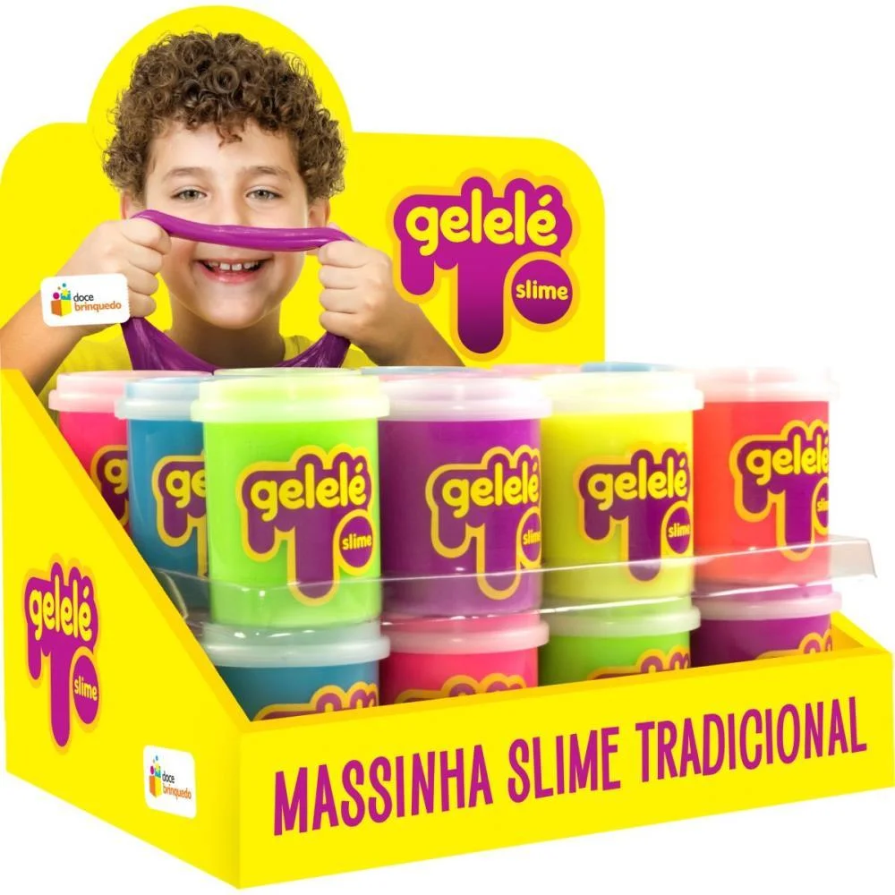 Slime Gelelé Pote Tradicional 152G Doce Brinquedo C/ 24 Unidades - imagem 2