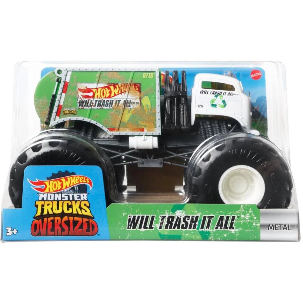 Hot Wheels Monster Trucks Veículo Escala 1:24 (S) Mattel - imagem 10