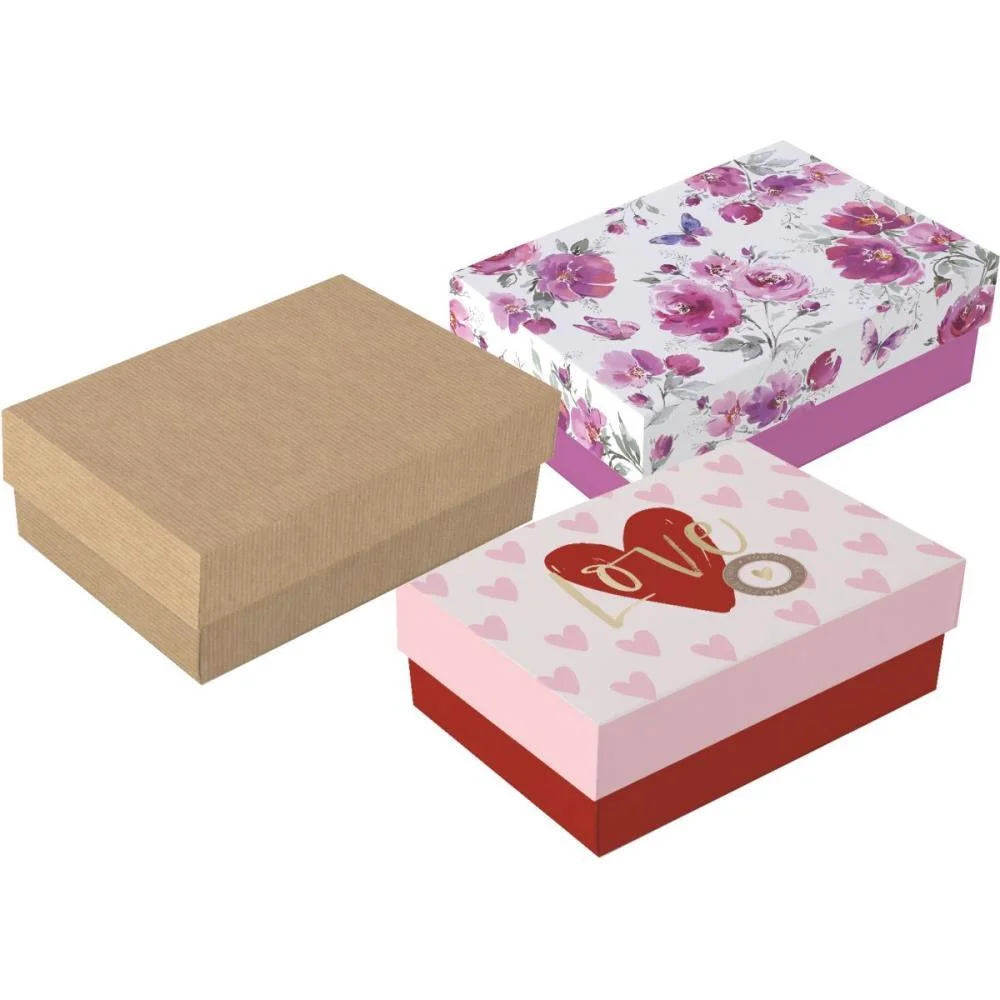 Caixa Para Presente Com Tampa Petit 19,5X14,5X6,5 (S Cromus (Pct.c/10) - imagem 2