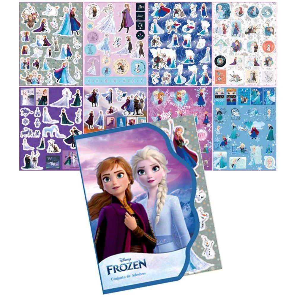 Adesivos Decorados Frozen 8Fls. Mod. 957 (S) V.m.p. (Cartela) - imagem 3