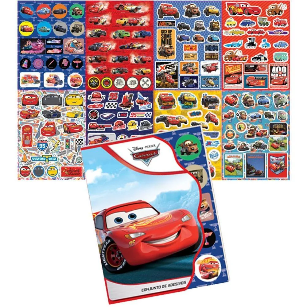 Adesivos Decorados Carros 8Fls. Mod. 961 (S) V.m.p. (Cartela) - imagem 3