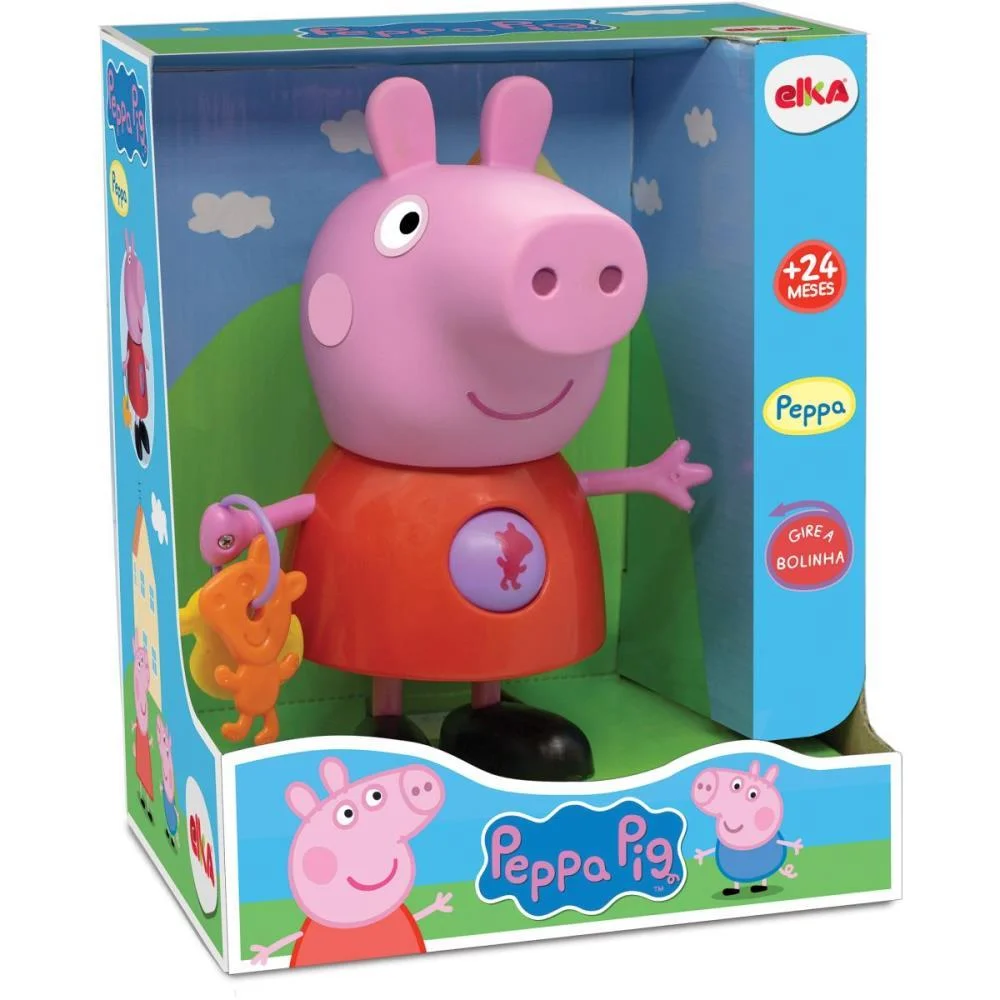 Boneco E Personagem Peppa Pig Atividades 24Cm. Elka - imagem 2