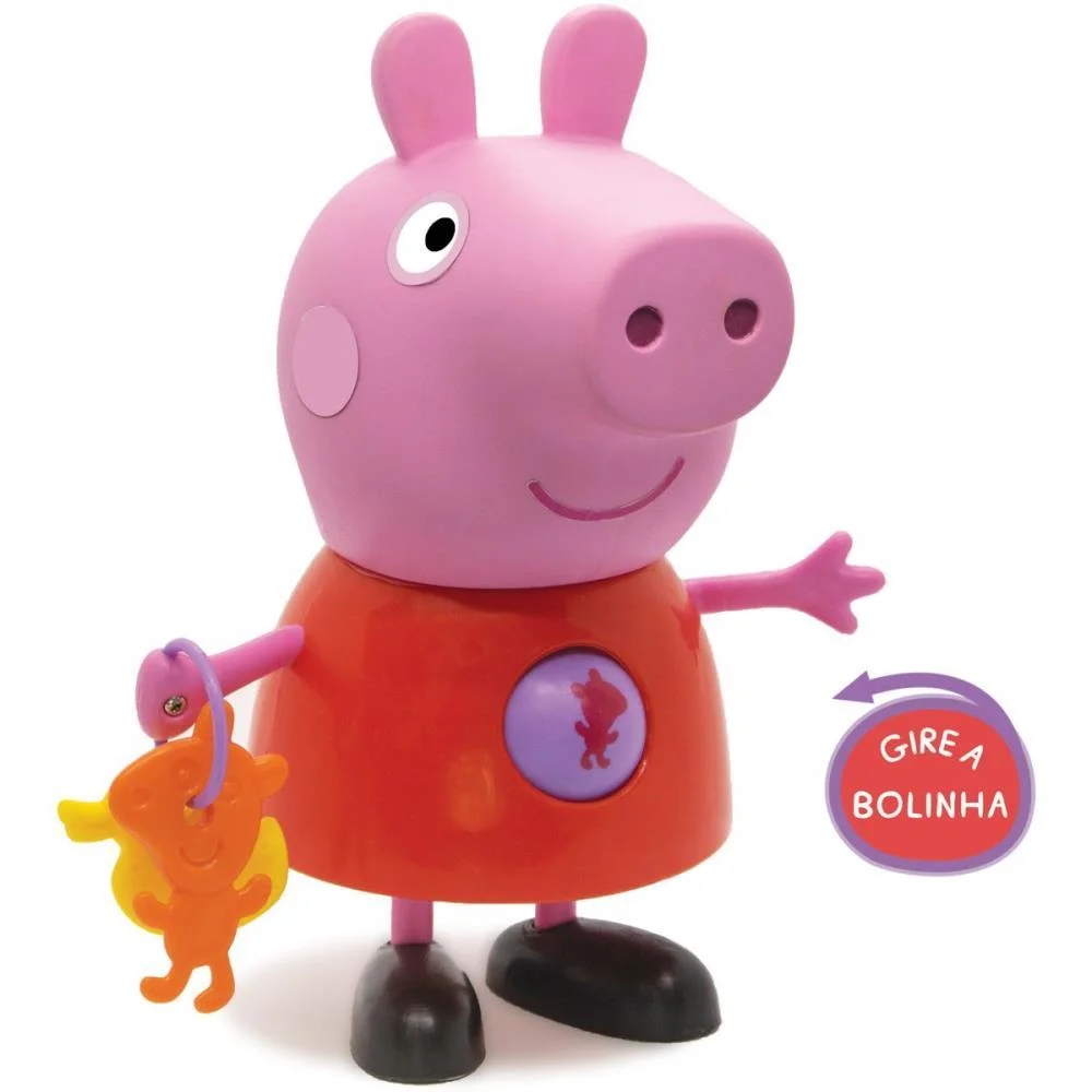 Boneco E Personagem Peppa Pig Atividades 24Cm. Elka - imagem 4