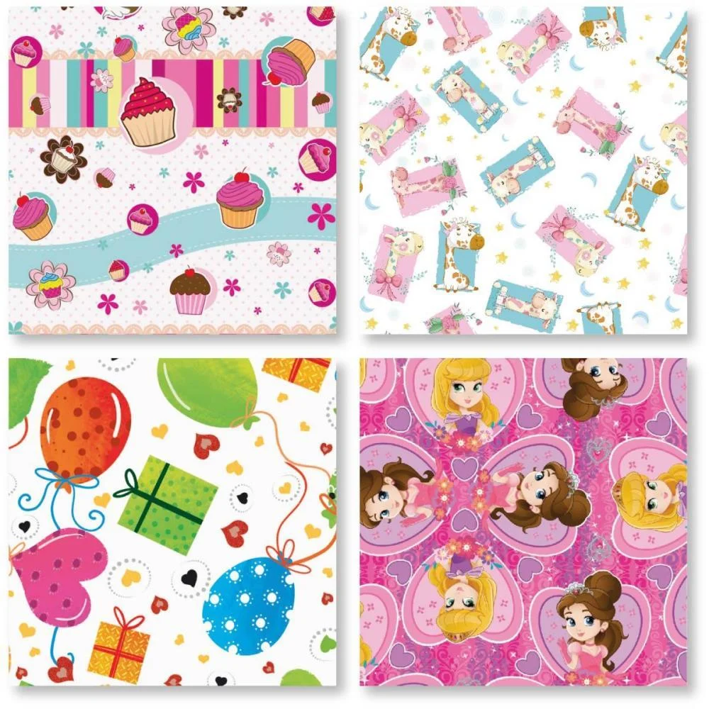 Saco Metalizado 30X45Cm Infantil Feminino Bopp (S) Gala Embalagens (Pct.c/50) - imagem 4