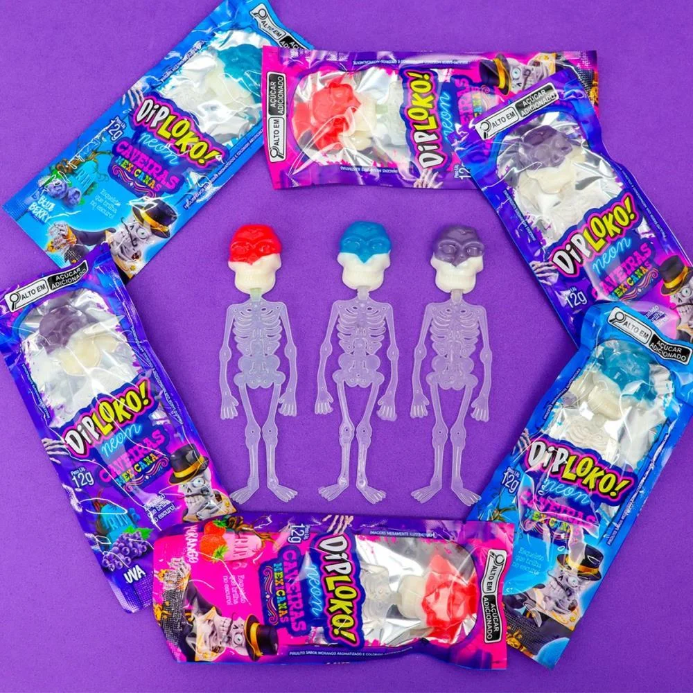 Doce Caveiras Mexicanas Danilla Foods C/ 24 Unidades - imagem 5
