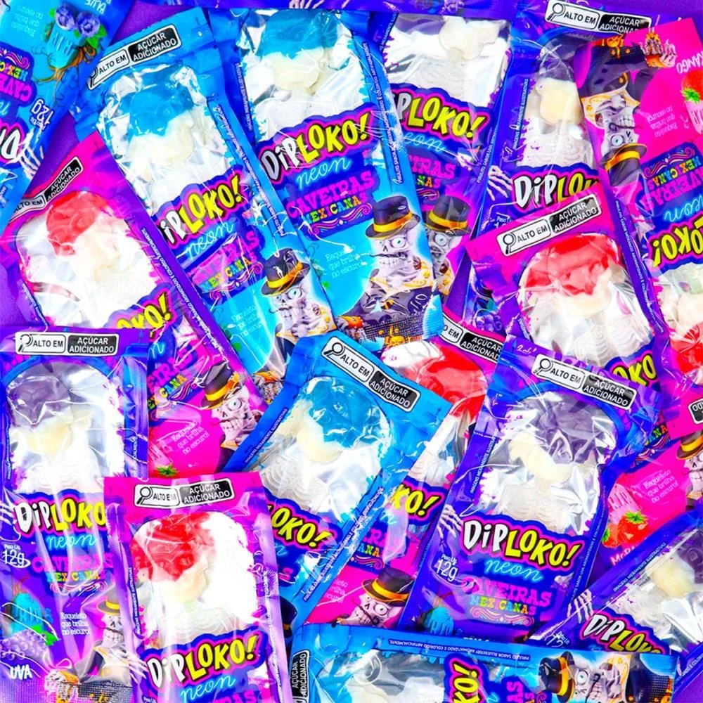 Doce Caveiras Mexicanas Danilla Foods C/ 24 Unidades - imagem 6