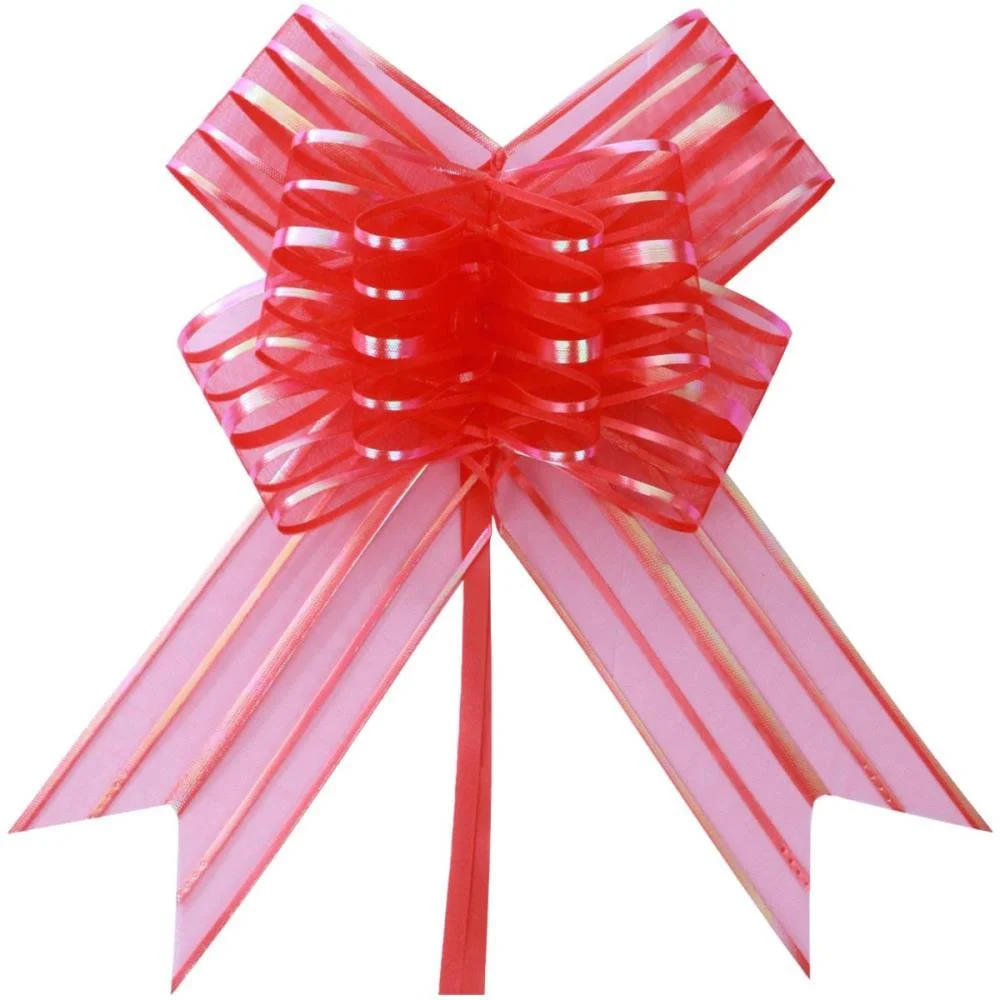Laco Pronto Liso 32Mmx47Cm Organza Vermelho Make+ C/ 100 Unidades - imagem 2