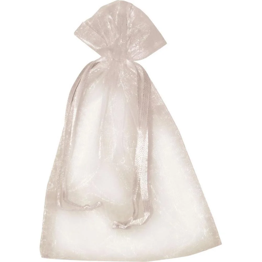 Saco De Organza Branco 12X17Cm Kit (Pct.c/10) - imagem 2