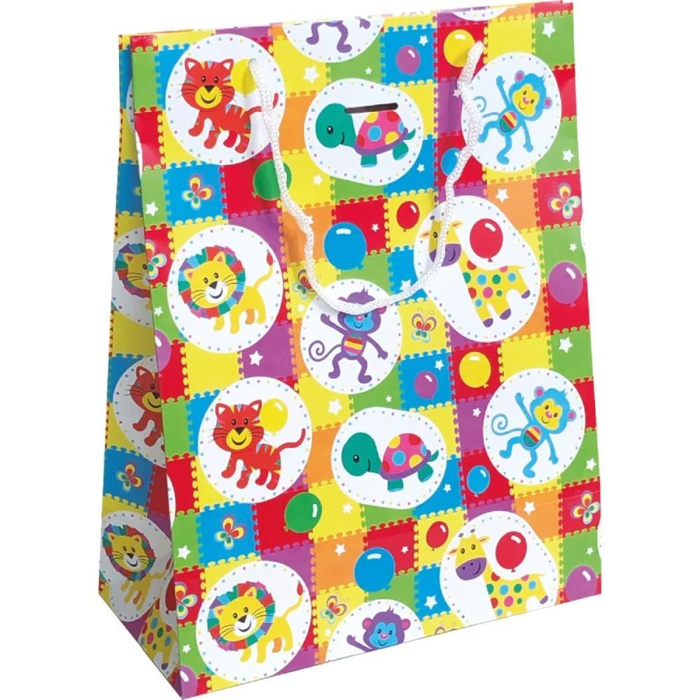 Sacola Para Presente Decorada Festas G 40X29X12Cm (S) Cristina (Pct.c/10) - imagem 4