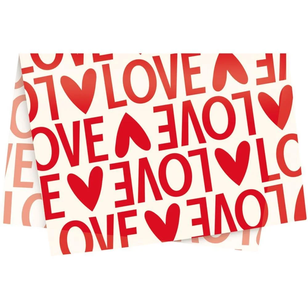 Papel Seda Decorado Love On Top 49X69Cm Cromus (Pct.c/50) - imagem 2