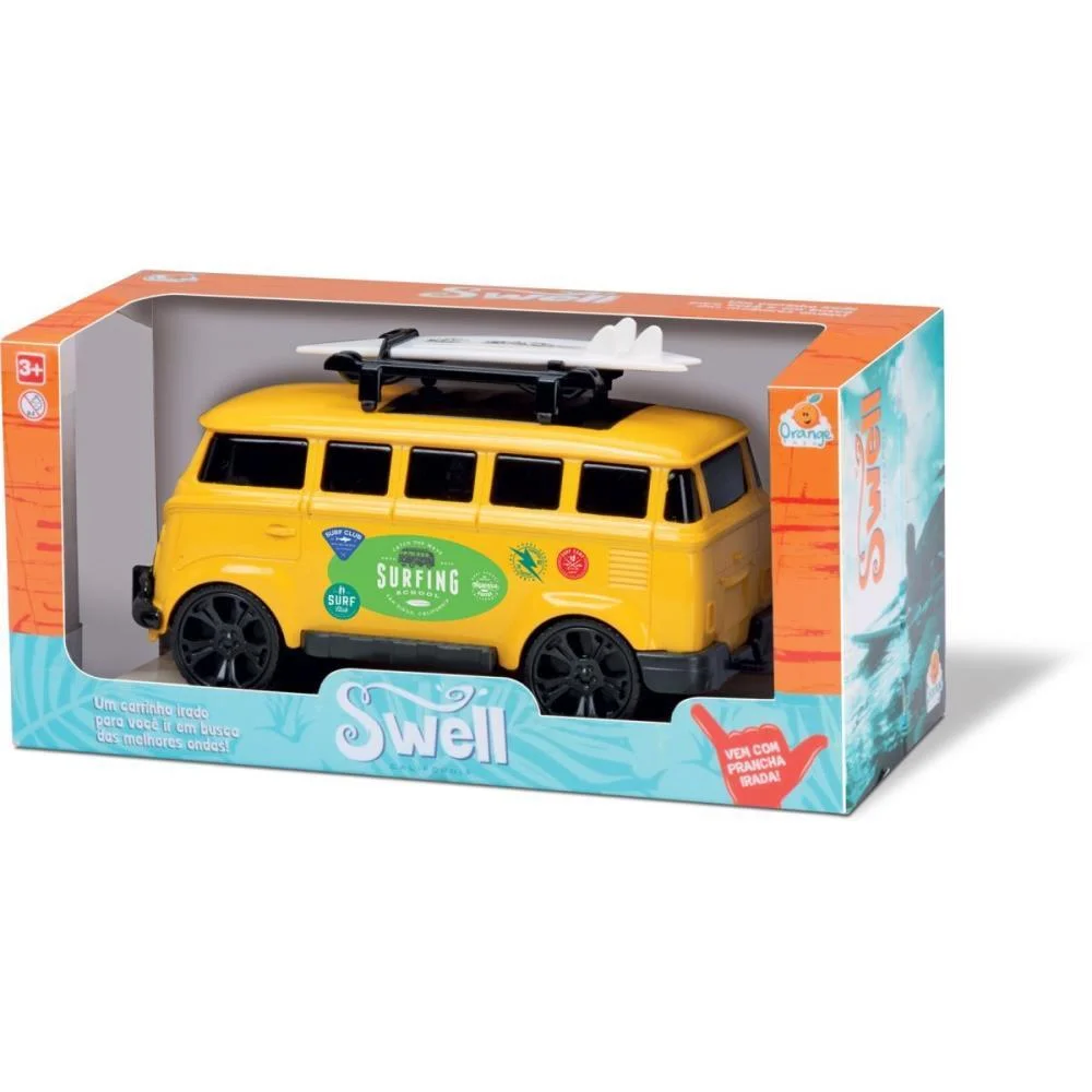 Carrinho Kombi C/ Prancha Cores Sort. Orange Toys - imagem 2