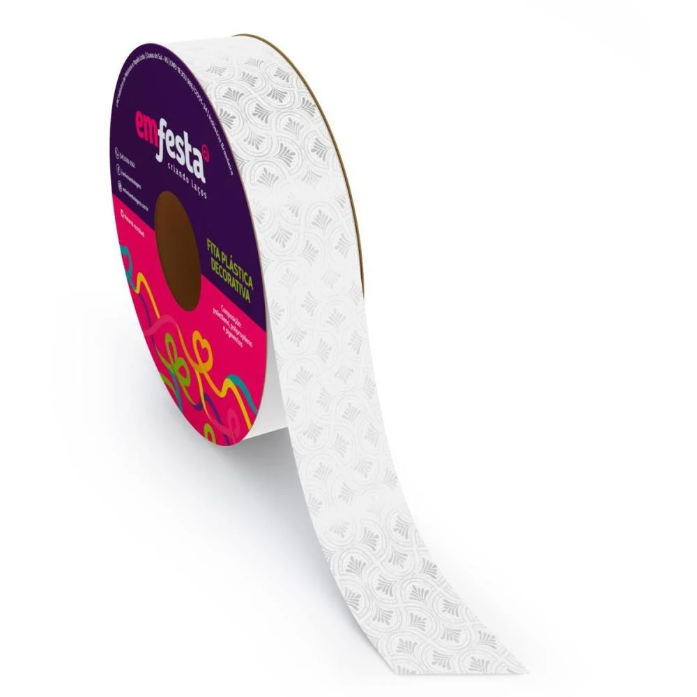 Fita Poli Decorada 30Mmx30M Cristalle (S) Emfesta (Pct.c/05) - imagem 7