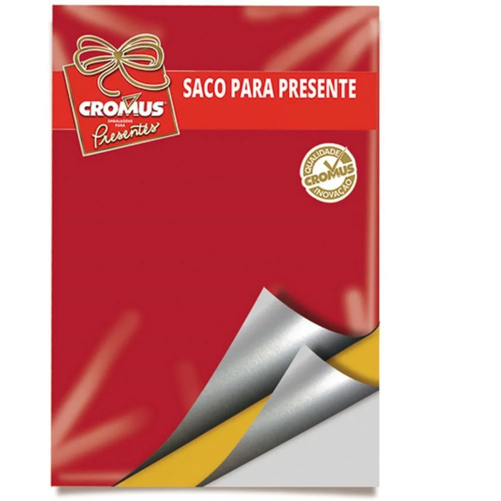Saco Metalizado 30X45Cm 3Cores Lisas Sortidas 30X44Cm Cromus (Pct.c/50) - imagem 2