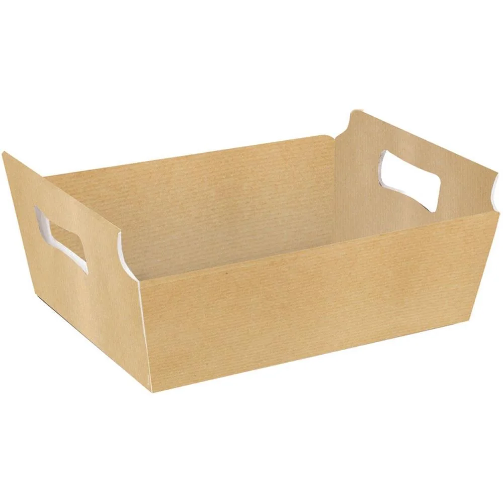 Cesta De Papel Caixote Kraft Tam G 32X24X11Cm Cromus (Pct.c/10) - imagem 2