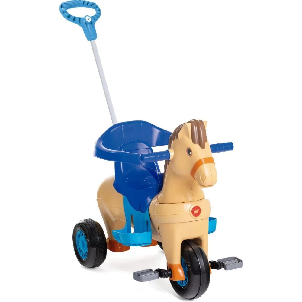 Veiculo Para Bebe Poto Calesita 2Em1 Azul C/Som Calesita - imagem 4