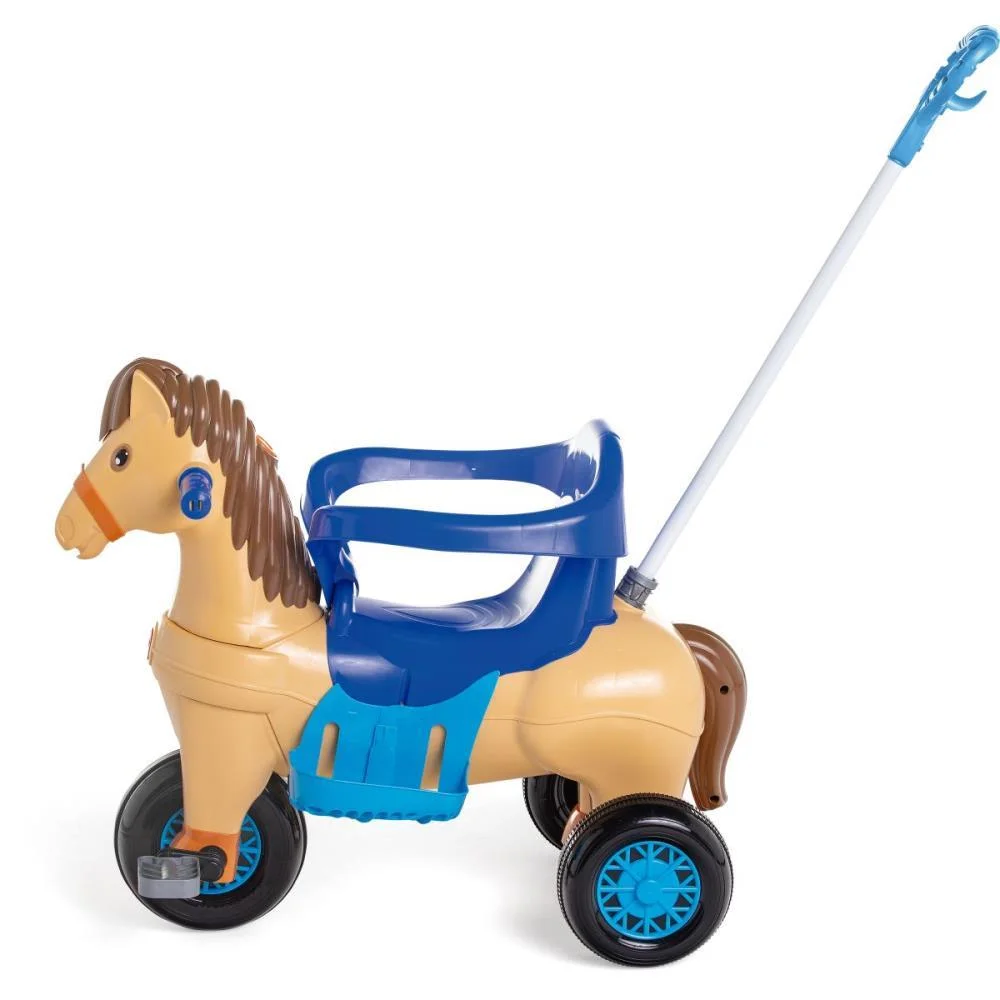 Veiculo Para Bebe Poto Calesita 2Em1 Azul C/Som Calesita - imagem 6